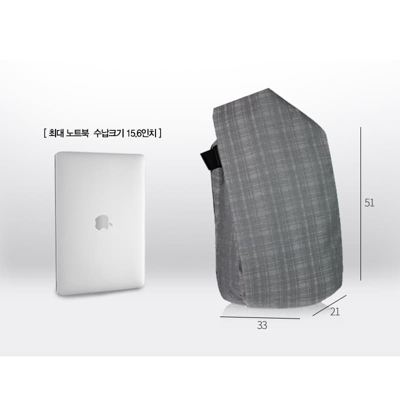 کوله پشتی Flanneret مدل GRID مناسب برای لپ تاپ 15.6 اینچی — تصویر ۴