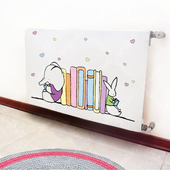 کاور رادیاتور اتاق کودک فیل و خرگوش — تصویر ۲