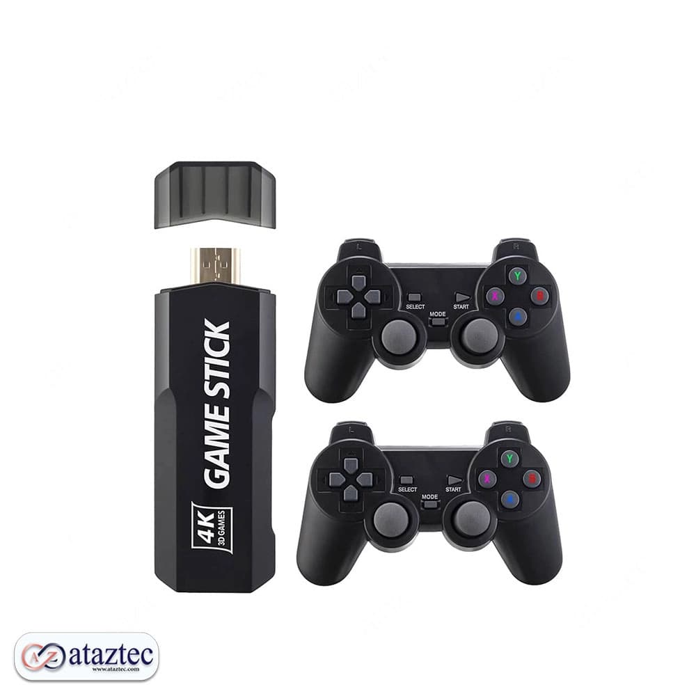 کنسول گیم استیک مدل X2 | بیش از 30,000 بازی کلاسیک با اتصال HDMI و دسته بیسیم