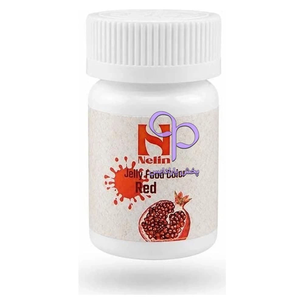 رنگ ژله ای 35 گرمی نلین قرمز دانه اناری (Pome-granate red)