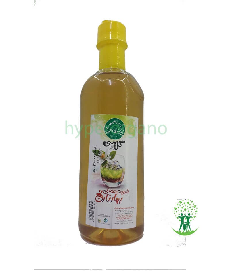 شربت عسلی بهارنارنج ارگانیک 550 گرمی گل سی