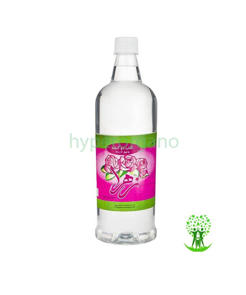 گلاب دو آتیشه ارگانیک 1 لیتری زهرا