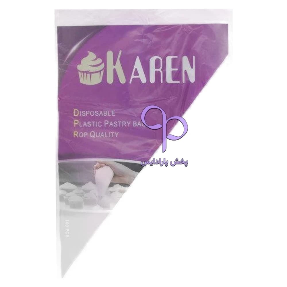 قیف یکبار مصرف 100 تایی بزرگ KAREN