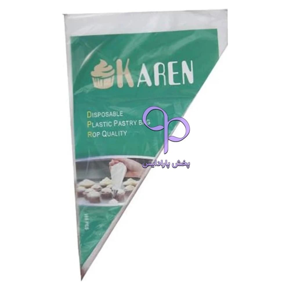 قیف یکبار مصرف 100 تایی متوسط KAREN