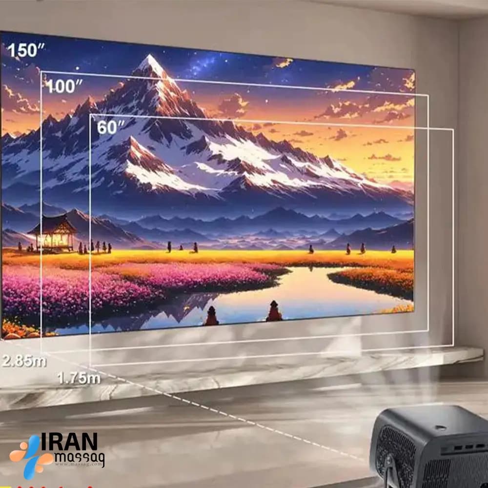 ویدئو پروژکتور هوشمند مدل A10 ( HY310 ) | کیفیت 4K-FUL HD — تصویر ۹