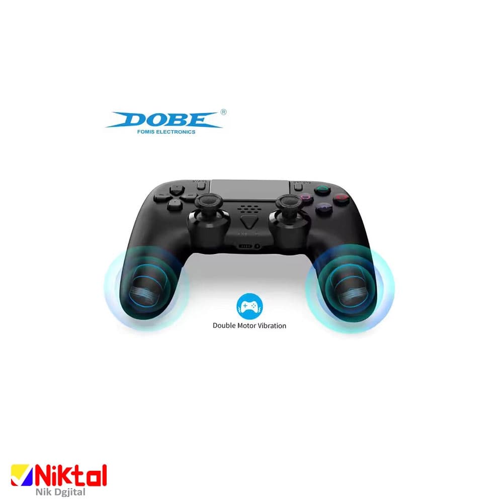 دسته بازی بی سیم DOBE سایکون مدل 1401C | برای کنسول Ps4 — تصویر ۷