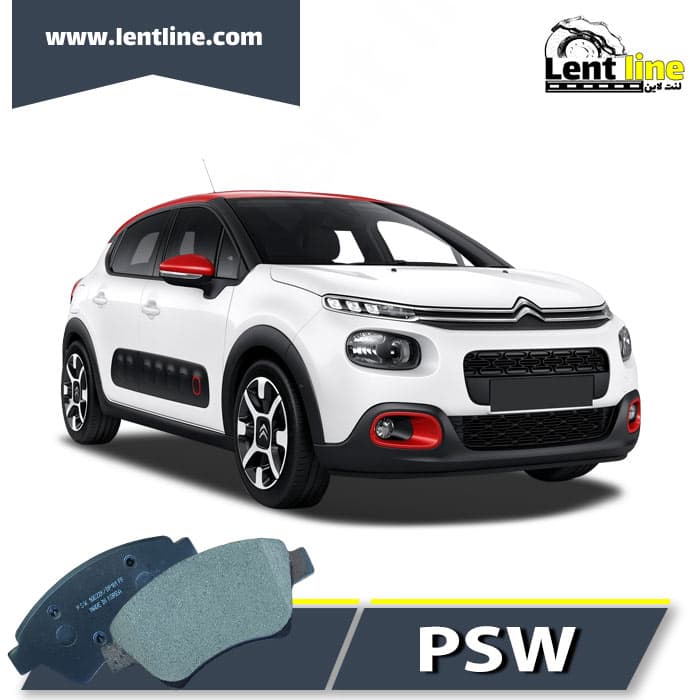 لنت ترمز جلو سیتروئن C3 برند PSW