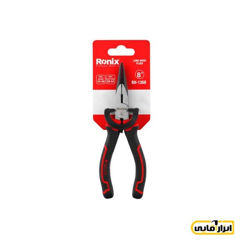 انبر دم باریک رونیکس مدل RH-1368 مکسی سایز 8 اینچ