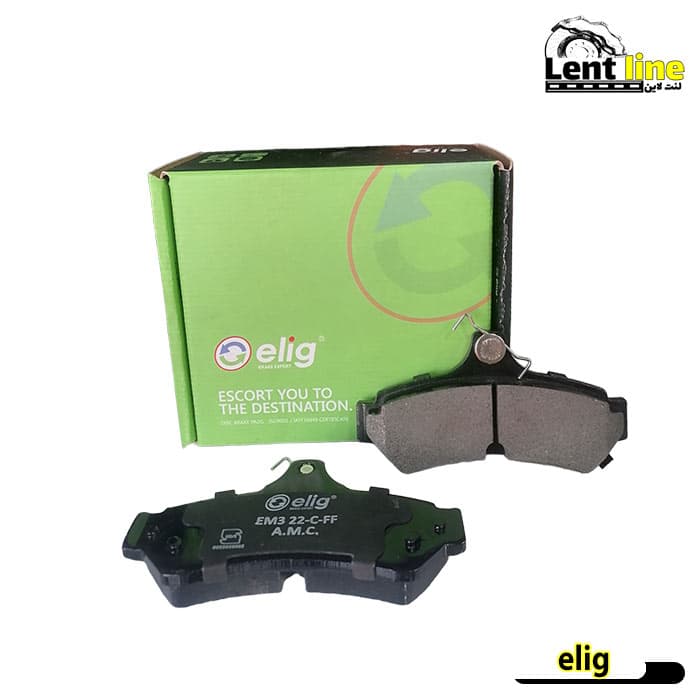 لنت ترمز عقب تویوتا آریون 2010-2013 برند elig — تصویر ۴