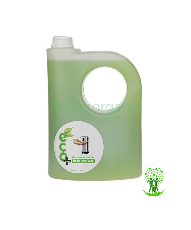 مایع دستشویی گلیسیرینه سبز 3750 میلی لیتر ایکو مویست