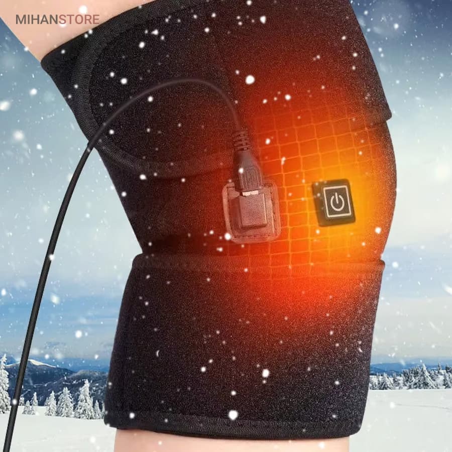 زانوبند حرارتی Knee Heating Pad | پد دمای سه حالته + USB | فروش ویژه قسطی ✅ — تصویر ۷