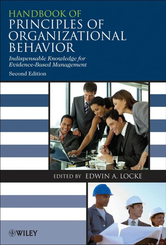 کتاب Handbook of Principles of Organizational Behavior (راهنمای اصول رفتار سازمانی) نسخه دوم انگلیسی PDF | ادوین لاک