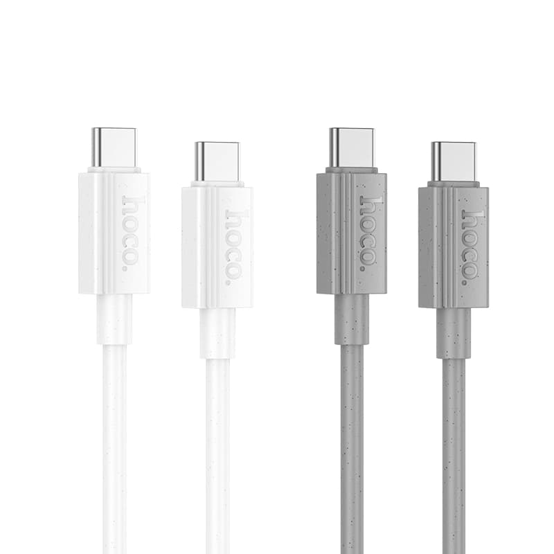 کابل شارژ 60 وات USB-C به USB-C هوکو مدل X107 طول 1 متر