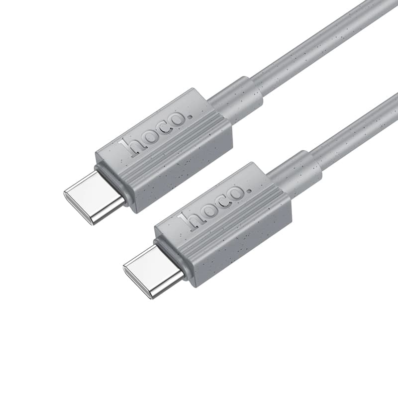 کابل شارژ 60 وات USB-C به USB-C هوکو مدل X107 طول 1 متر — تصویر ۴