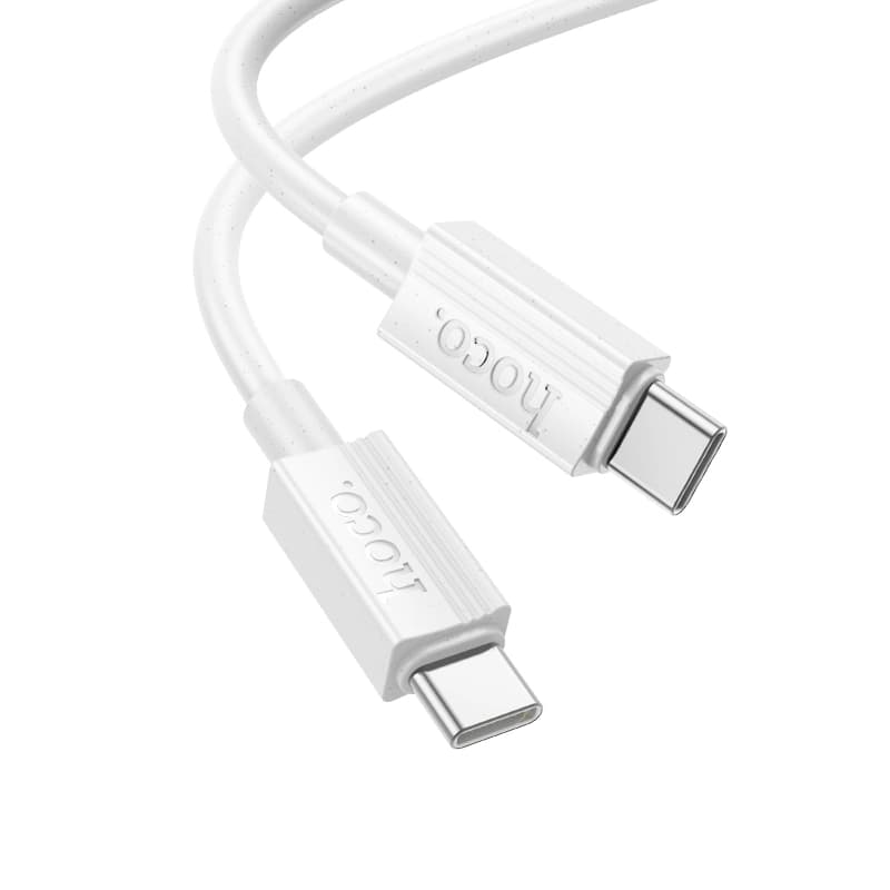 کابل شارژ 60 وات USB-C به USB-C هوکو مدل X107 طول 1 متر — تصویر ۲