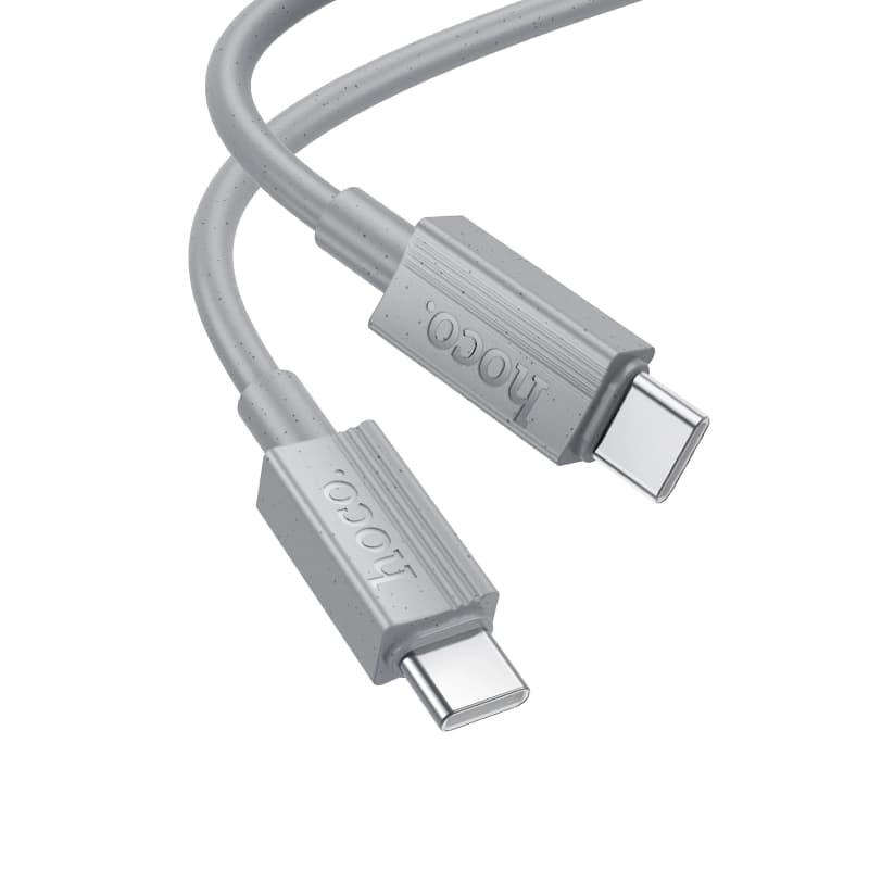 کابل شارژ 60 وات USB-C به USB-C هوکو مدل X107 طول 1 متر — تصویر ۳