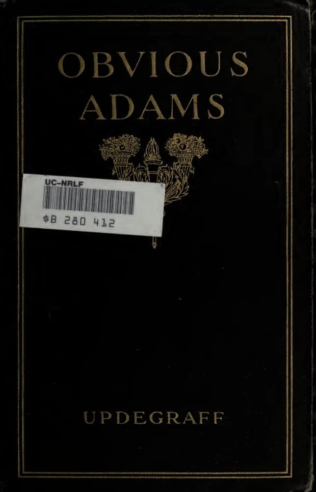 کتاب Obvious Adams (آدامز آشکار) نسخه انگلیسی PDF | رابرت آپدگراف