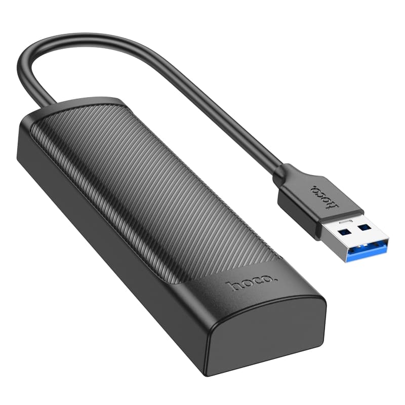 هاب شارژ 4 پورت هوکو مدل HB41 4IN1 با سری کابل USB — تصویر ۲