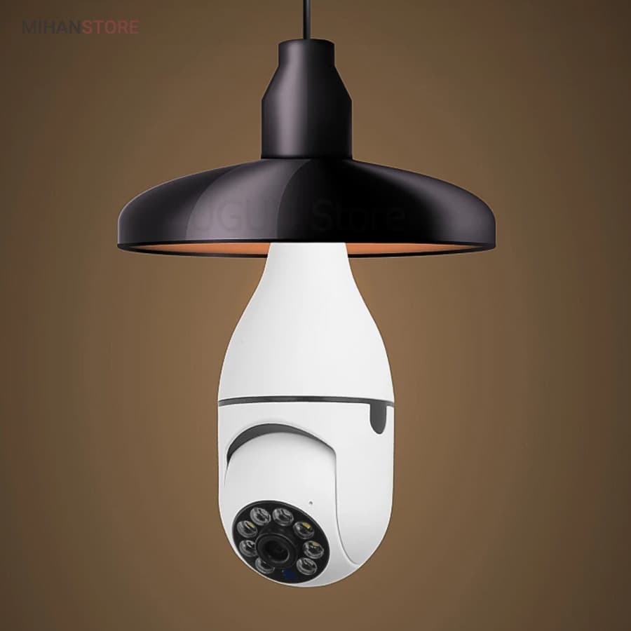دوربین مدار بسته لامپی بی‌سیم V380 | WiFi، دزدگیر حرکتی،نرم افزار،میکروفون|4 قسطی✅
