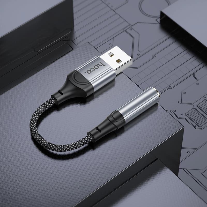 کابل مبدل صوتی برند هوکو مدل LS36 3.5MM TO USB-A — تصویر ۵
