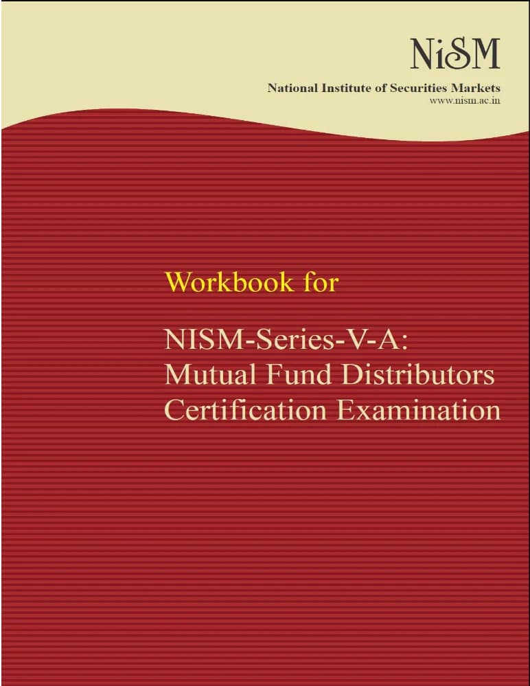کتاب NISM Series VA: Mutual Fund Distributors Certification Examination (آزمون گواهینامه توزیع‌کنندگان صندوق‌های سرمایه‌گذاری NISM) نسخه انگلیسی PDF