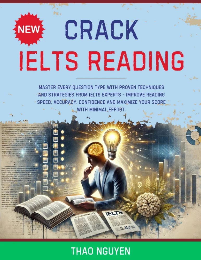 کتاب Crack IELTS Reading (تسلط بر ریدینگ آیلتس) نسخه انگلیسی PDF | نگوین تائو