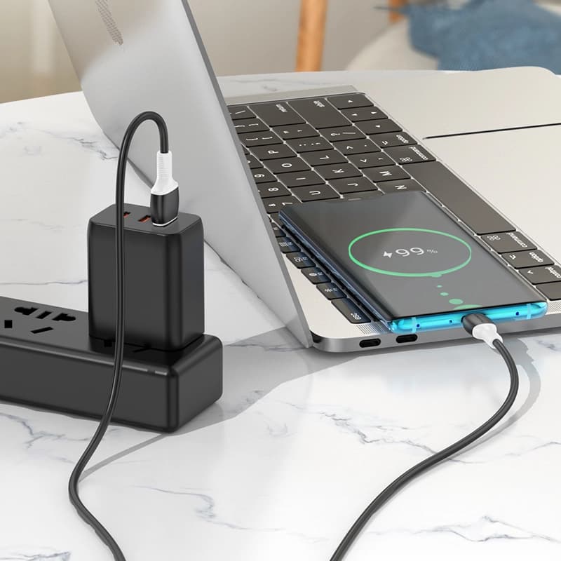 کابل شارژ USB-A به USB-C بروفون مدل BX84 طول 1 متر — تصویر ۷