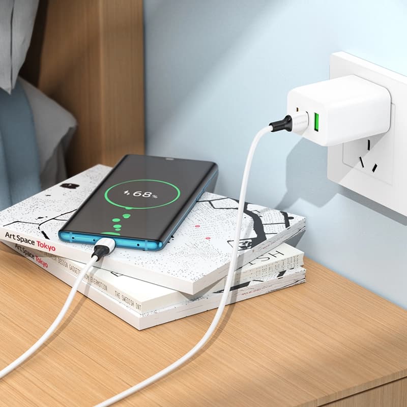کابل شارژ 60 وات USB-C به USB-C بروفون مدل BX84 طول 1 متر — تصویر ۸