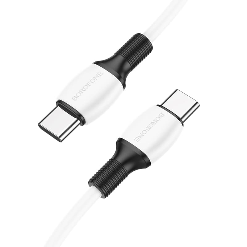 کابل شارژ 60 وات USB-C به USB-C بروفون مدل BX84 طول 1 متر — تصویر ۳
