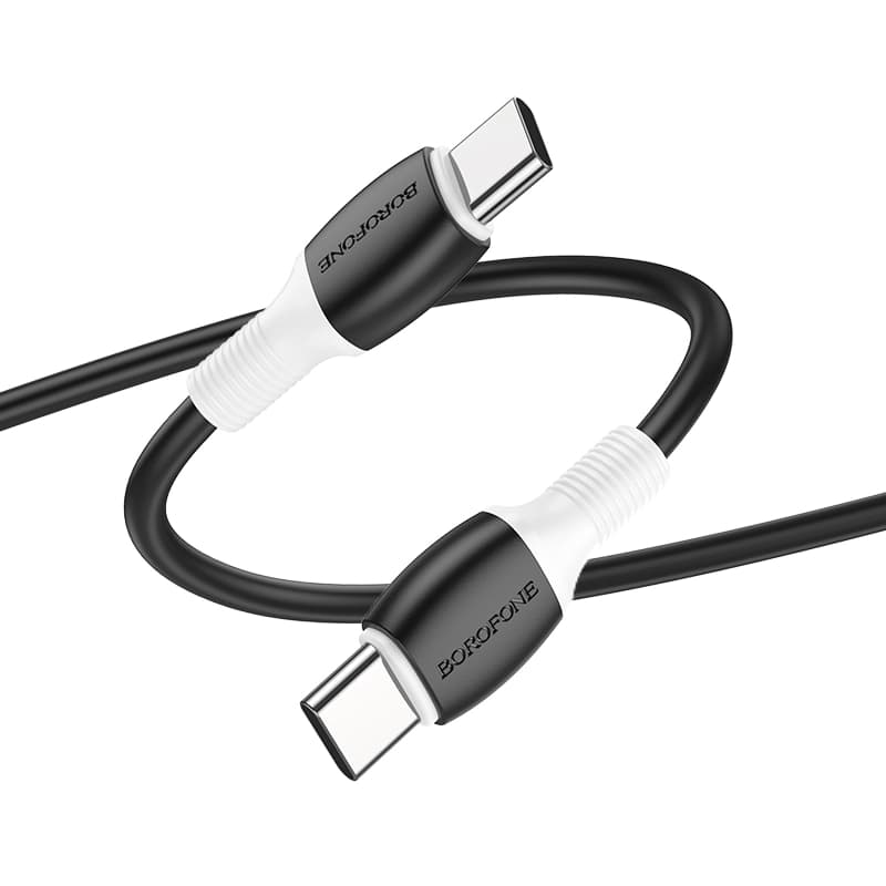 کابل شارژ 60 وات USB-C به USB-C بروفون مدل BX84 طول 1 متر — تصویر ۴