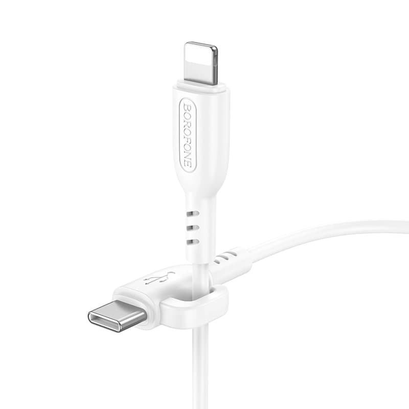 کابل شارژ 20 وات Lightning به USB-C بروفون مدل BX91 طول 1 متر — تصویر ۵