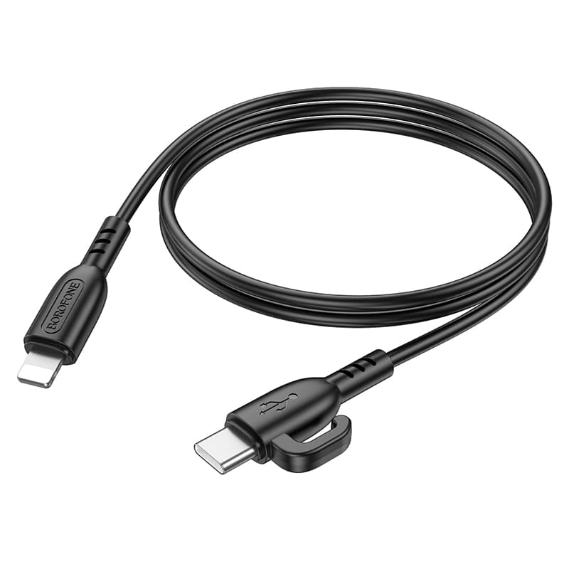 کابل شارژ 20 وات Lightning به USB-C بروفون مدل BX91 طول 1 متر — تصویر ۷
