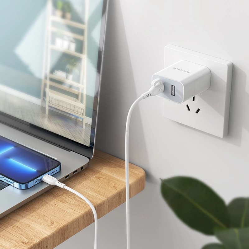 کابل شارژ 20 وات Lightning به USB-C بروفون مدل BX91 طول 1 متر — تصویر ۸