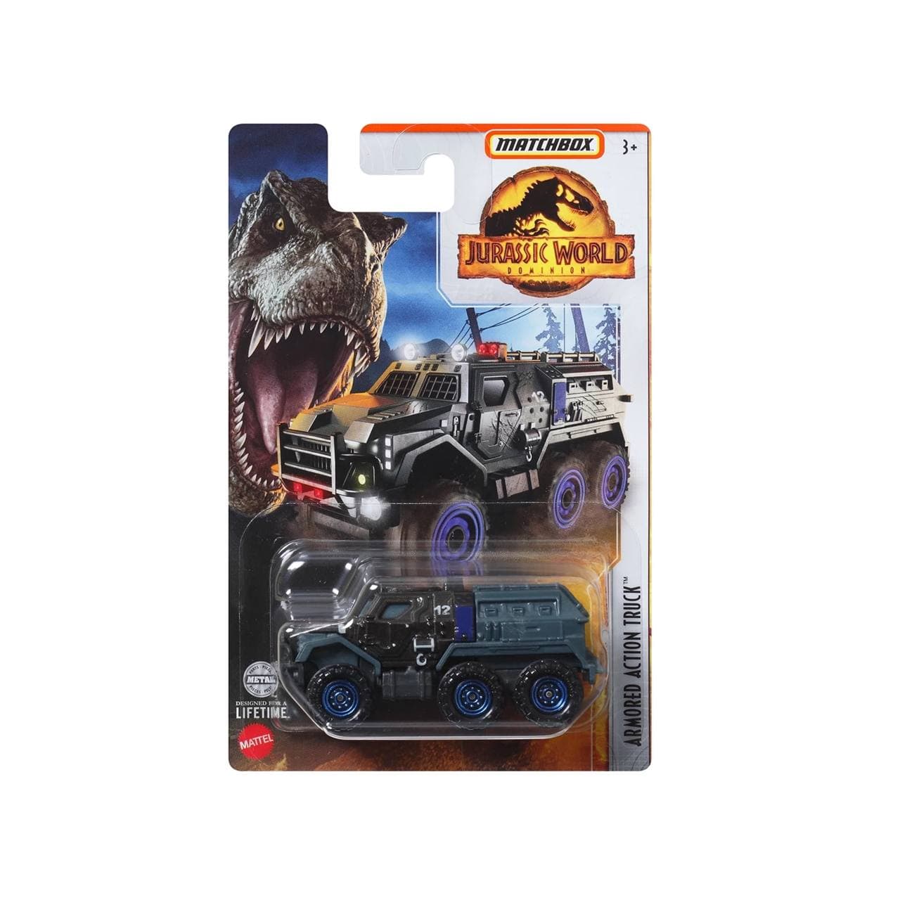 ماشین مچ باکس Matchbox Jurassic World Armored Action Truck