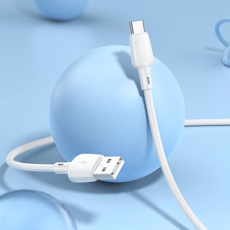 کابل شارژ 27 وات USB-A به USB-C بروفون مدل BX93 طول 1 متر — تصویر ۷