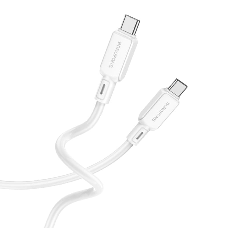 کابل شارژ 60 وات USB-C به USB-C بروفون مدل BX94 طول 1 متر — تصویر ۴