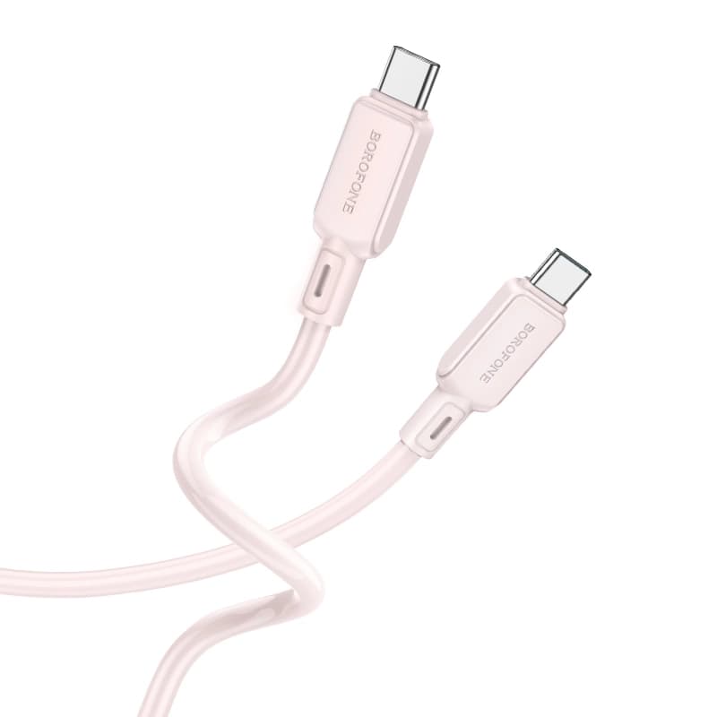 کابل شارژ 60 وات USB-C به USB-C بروفون مدل BX94 طول 1 متر — تصویر ۲