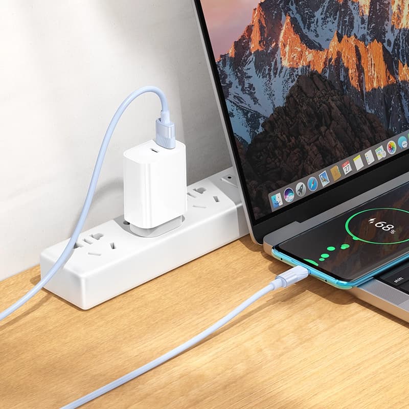 کابل شارژ USB-A به USB-C بروفون مدل BX106 طول 1 متر — تصویر ۸