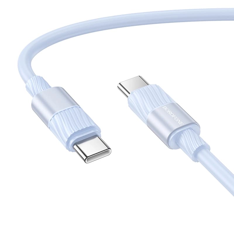 کابل شارژ 60 وات USB-C به USB-C بروفون مدل BX106 طول 1 متر — تصویر ۳