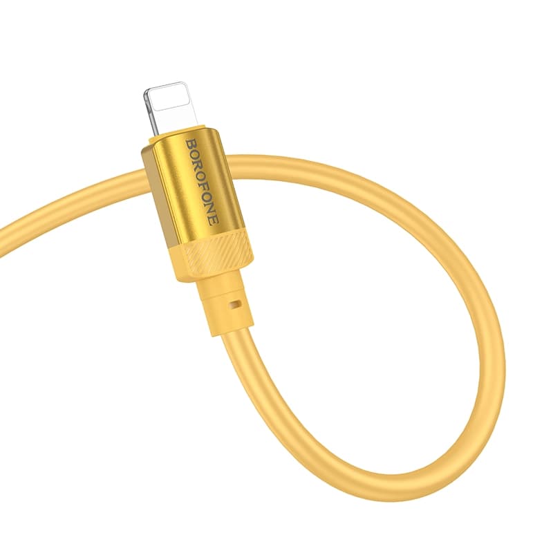 کابل شارژ 27 وات Lightning به USB-C بروفون مدل BX108 طول 1 متر — تصویر ۵
