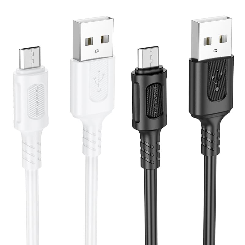 کابل شارژ USB-A به MICRO USB بروفون مدل BX111 طول 1 متر