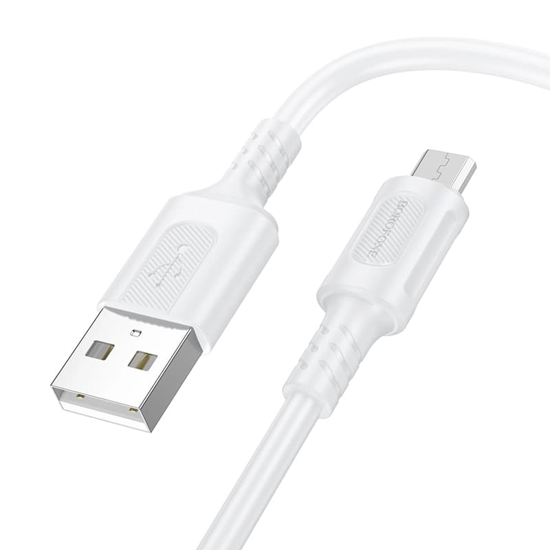 کابل شارژ USB-A به MICRO USB بروفون مدل BX111 طول 1 متر — تصویر ۲