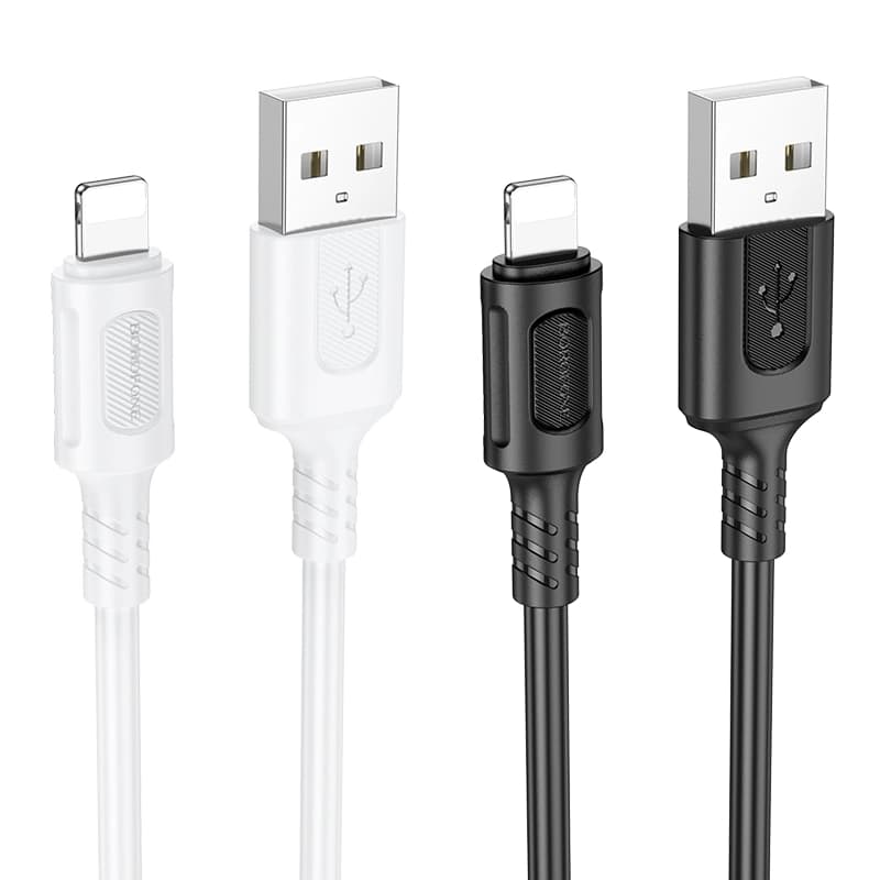 کابل شارژ USB-A به Lightning بروفون مدل BX111 طول 1 متر