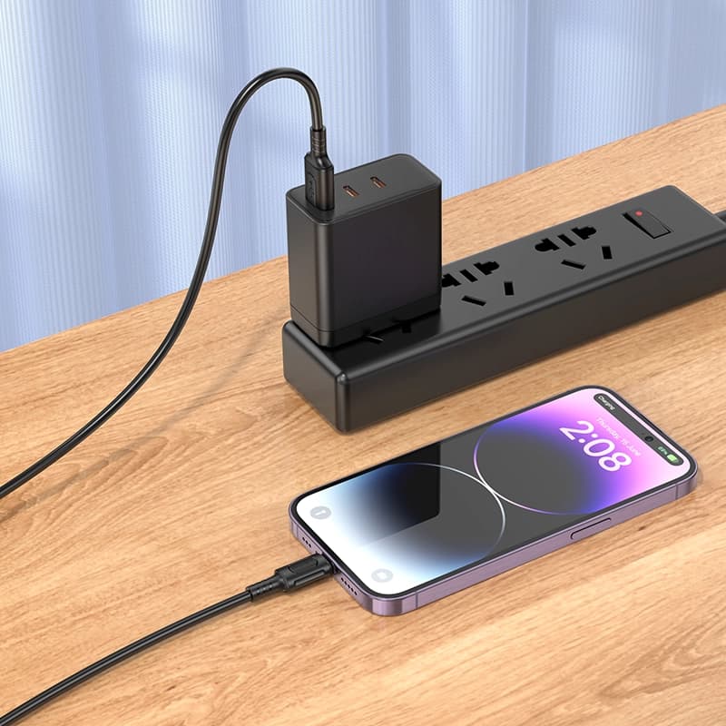 کابل شارژ USB-A به Lightning بروفون مدل BX111 طول 1 متر — تصویر ۷
