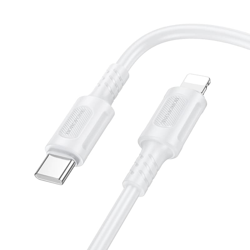 کابل شارژ 27 وات USB-C به LIGHTNING بروفون مدل BX111 طول 1 متر — تصویر ۲