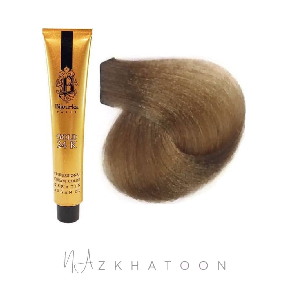 رنگ مو بیجورکا شماره 6.75 بلوند کاپوچینوی متوسط | Bijourka Hair Color No 6.75 Medium Cappuccino Blonde