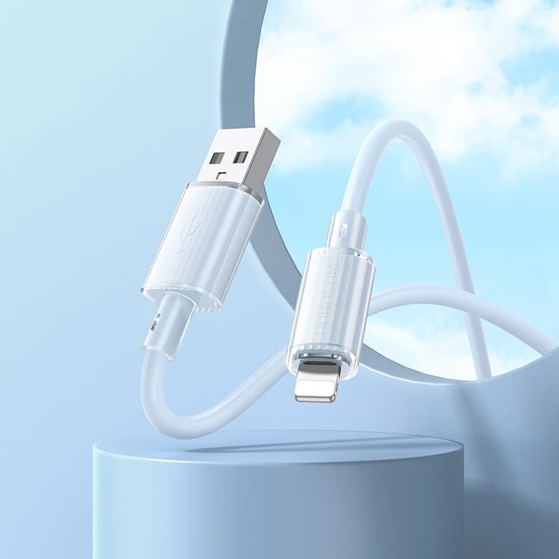 کابل شارژ USB-A به Lightning بروفون مدل BX112 طول 1 متر — تصویر ۸