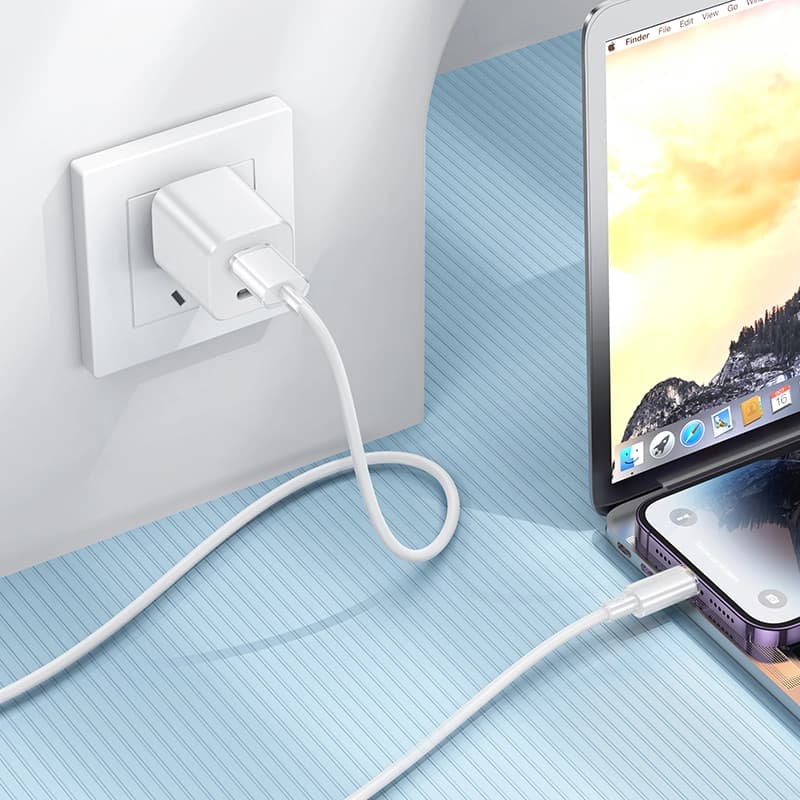 کابل شارژ USB-A به Lightning بروفون مدل BX112 طول 1 متر — تصویر ۷
