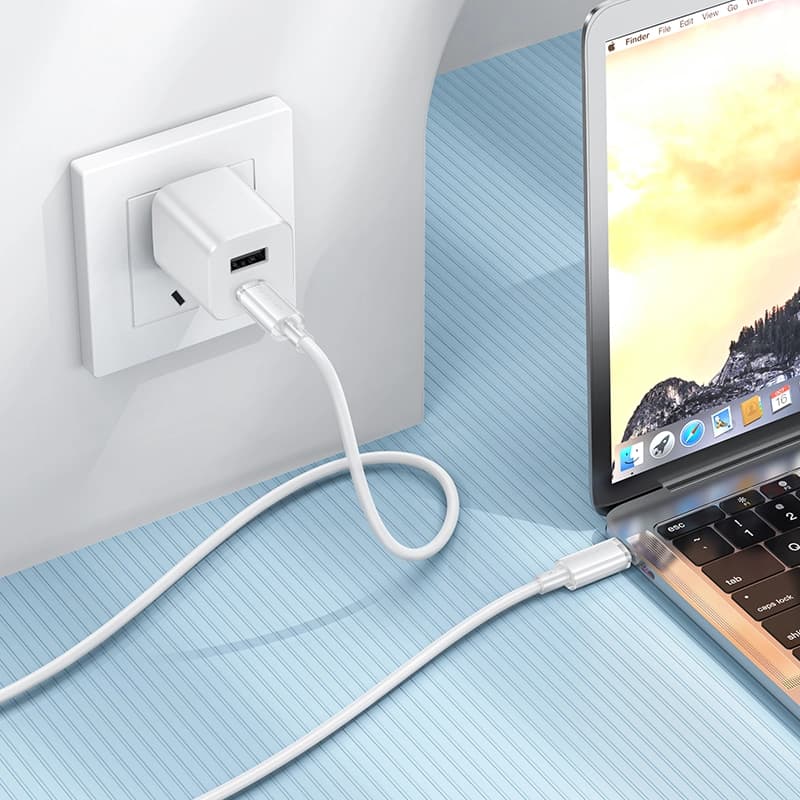 کابل شارژ 60 وات USB-C به USB-C بروفون مدل BX112 طول 1 متر — تصویر ۷