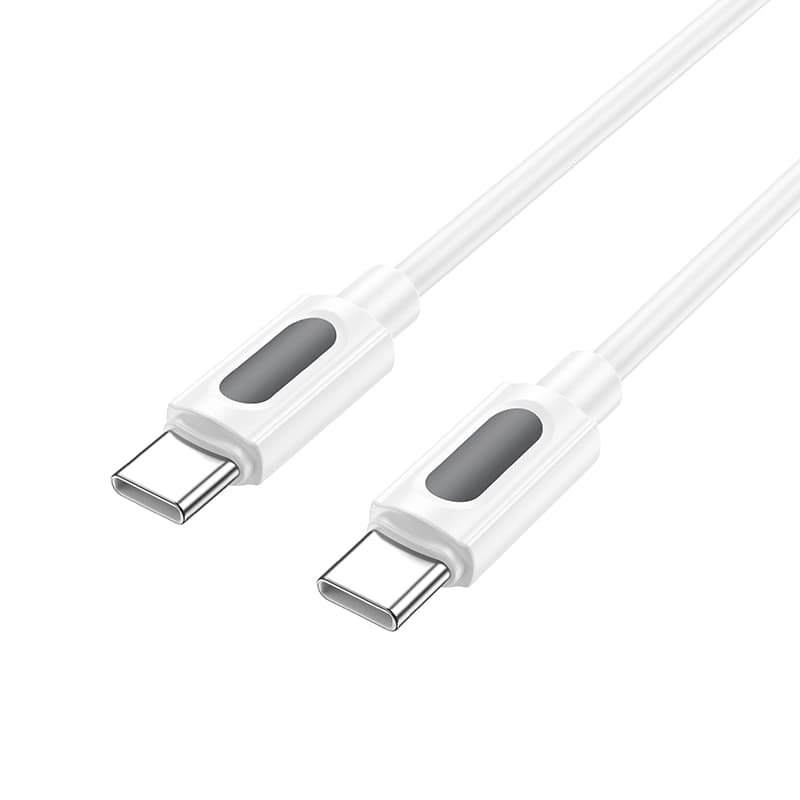 کابل شارژ 60 وات USB-C به USB-C بروفون مدل BX114 طول 1 متر — تصویر ۵